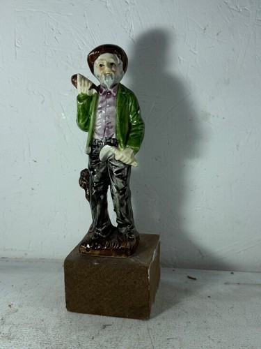 Old man holding pipe - old, and