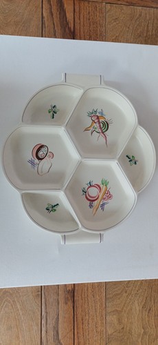 Vintage poole pottery serving - poole,