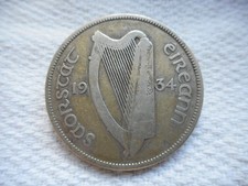 1934 Ireland/Irish/Eire Silver
