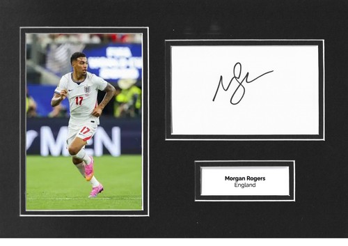 Morgan rogers signed 12x8 - morgan,