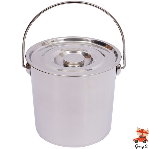 12l stainless steel bucket - 12l,