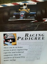 RENAULT MOTORSPORT RACING CAR A610, RS4, Clio 16V, BTCC car sales brochure 1992