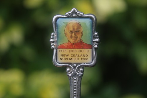 Vintage spoon visit - visit, of