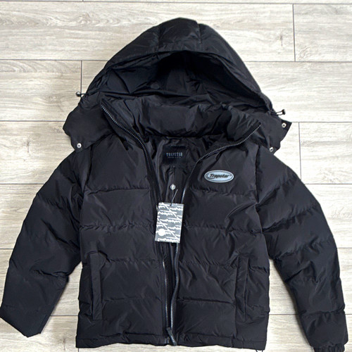 Trapstar men black hooded - black,