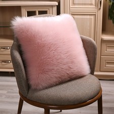 Pack of 2/4 Faux Fur Fluffy Cushion Covers Throw Decorative Square Cushions Case