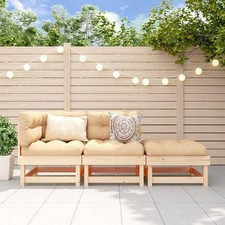 Garden Corner Sofa Solid