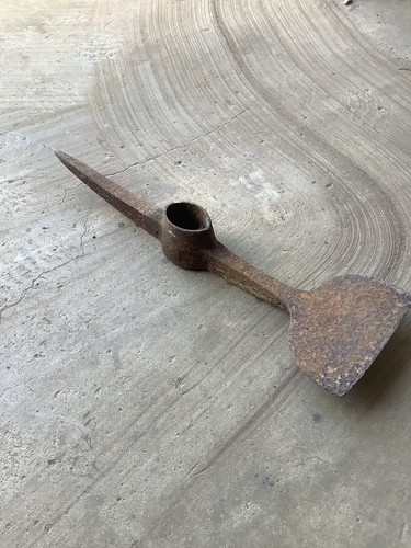 Vintage mattock pick - vintage, head