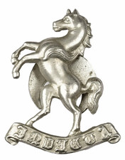 Vintage Old The Royal West Kent Regiment Sweetheart Metal Lapel Brooch Badge