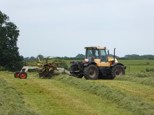 Photo 6x4 mechanical hay - mechanical, rake