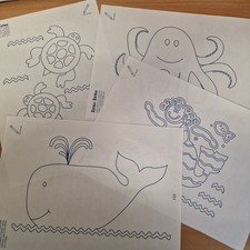 Iron On Embroidery Transfers job lot