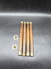 4 Vintage Mid Century Wooden