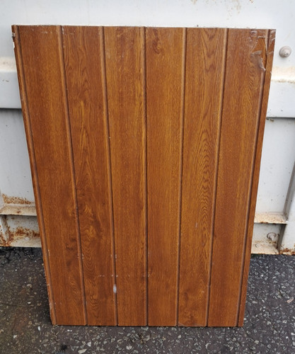 Upvc door panel light oak - light,