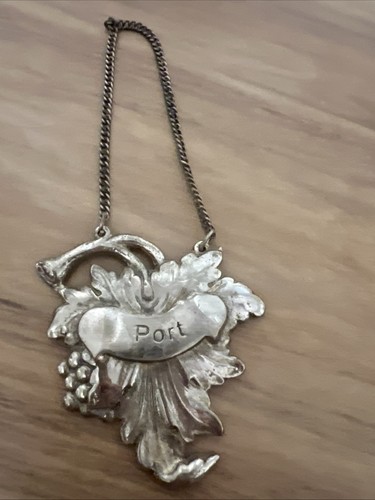 Vintage silver plate port - vintage,
