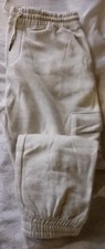 Cream Jogging Bottoms, New