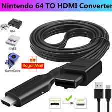 For Nintendo Gamecube Super NES/SNES N64 To HDMI Adapter Converter HD Cable UK
