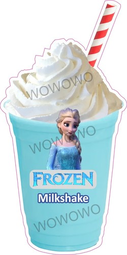 Ice cream van sticker elsa - van,