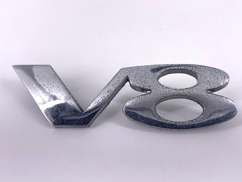 Chrome emblem badge - v8,