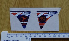 ARAI 2024 Isle of Man TT Helmet stickers | 40 year Anniversary