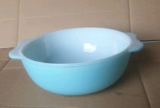 JAJ Pyrex Sprayware Aqua Blue