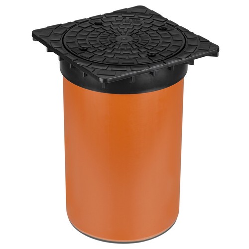 Manhole cover for corrugated - manhole,
