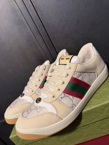 Gucci women biege suede gg - gucci,