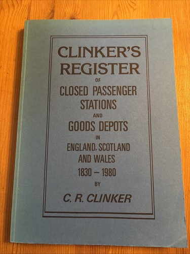 Clinker register closed - clinker's, of