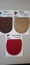 HKM Cord Patches x 2 Oval -