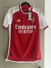 NEW RARE RECALLED ADIDAS ARSENAL HOME SHIRT 23/24, MENS SIZE SMALL AUTHENTIC