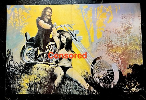 Chopper bike poster 1980 - chopper,