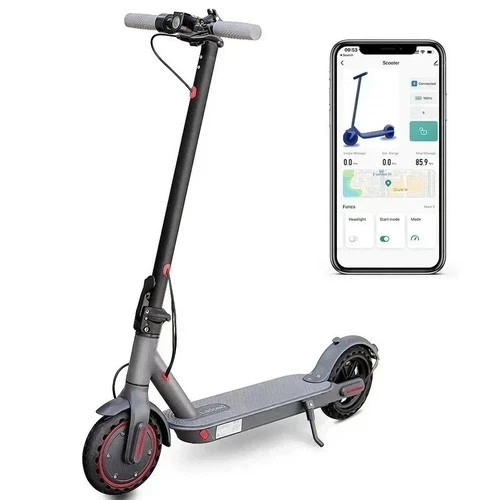 Folding scooter with - e,