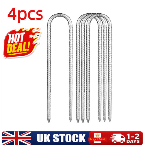 Shaped rebar stakes 30cm - u-shaped,