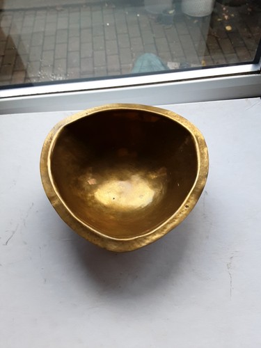 Indian brass offering bowl - indian,