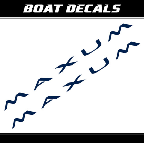 Maxum decal set boat - maxum,