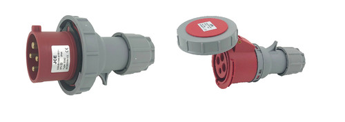 Jce 16a 32a 63a 125a - 16a, red