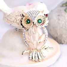Stunning Owl Opal Brooch