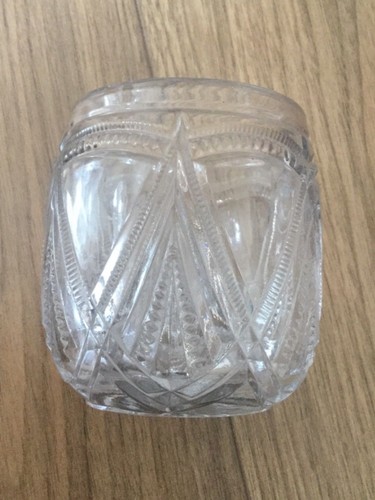 Antique glass bowl sugar - antique,