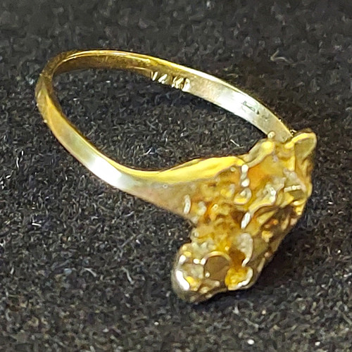 14k gold nugget style - gold,
