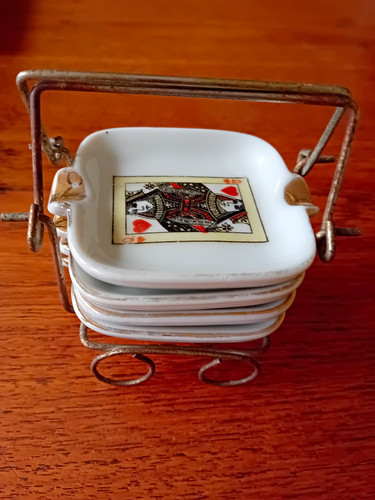 Set ceramic playing - set,