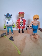 Playmobil Blind Bags Series 18 King, Sauna Man, Space X3 Figures