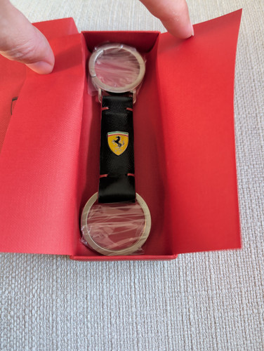 Ferrari evo saffiano black - black, x