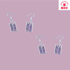 BTS Purple Earrings: K-Pop
