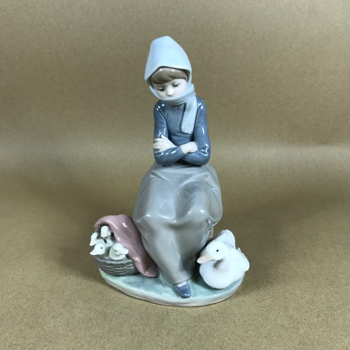 Lladro duck seller figurine - lladro,