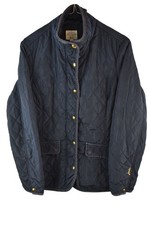 JOULE Navy Quilted Jacket size Uk 14 Womens Full Zip Padded Casual Outdoors