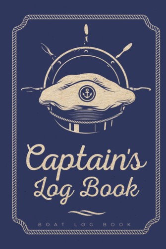 Captains log book - book, boat