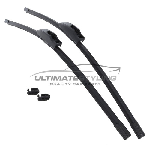 Front exact fit wiper blades - front,