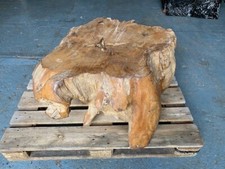 Tree stump table size 34 x 26 x 18 inch high 