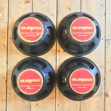 Vintage 4x12 Quad of Burman branded Goodmans XP5012 speakers  - Audiom 12-P 
