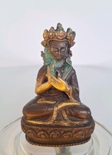 Antique tibetan bronze buddha - tibetan,