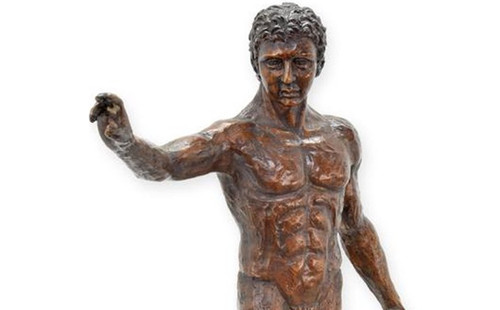 Vintage bronze sculpture - bronze,