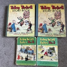 4 Vintage “Toby Twirl” Books